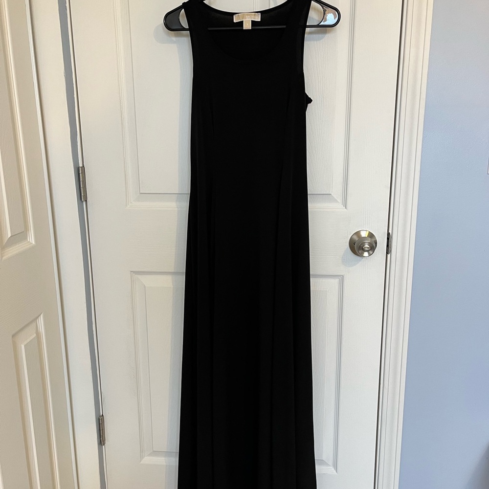 Black maxi dress